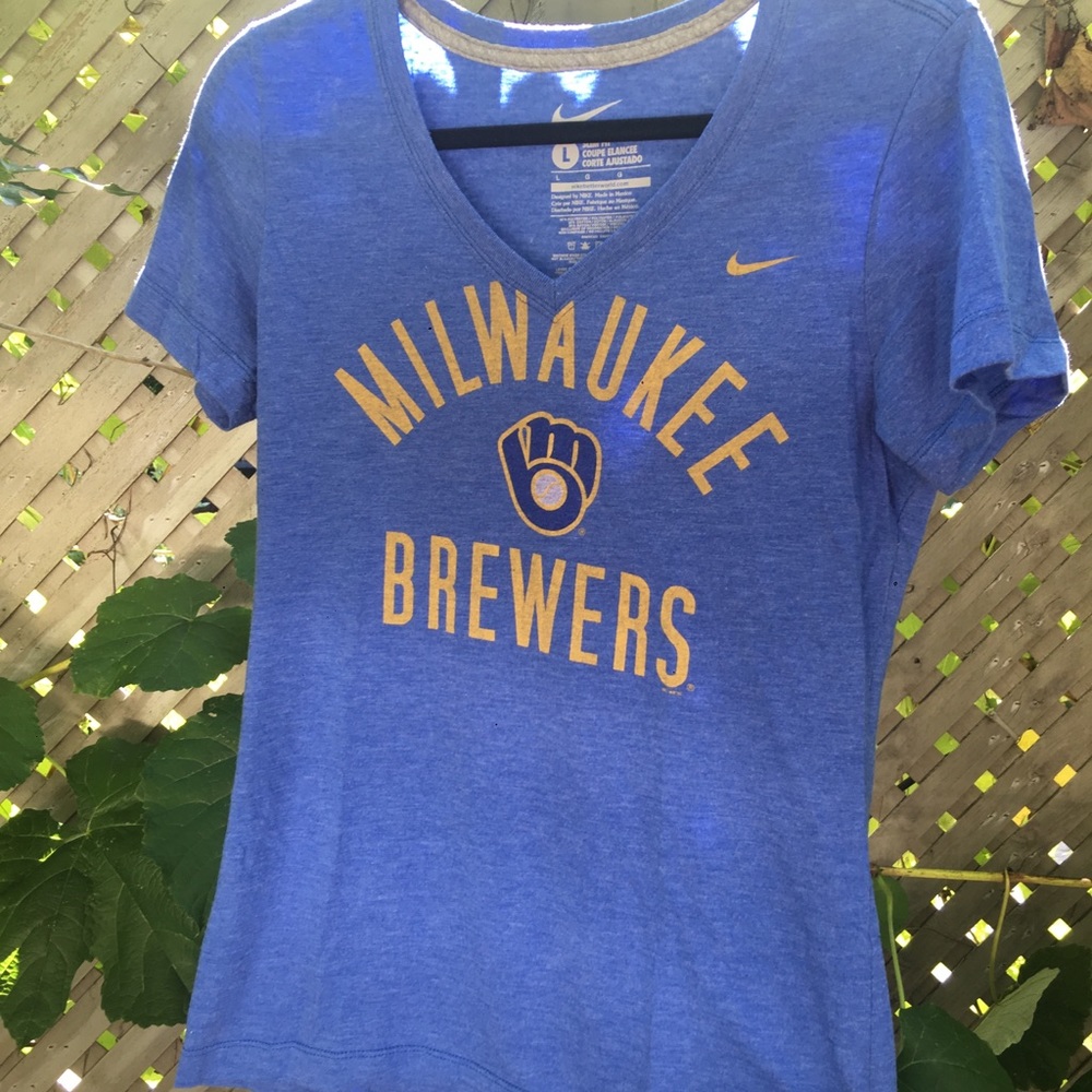 Nike Milwaukee Brewers V-neck
